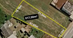 TERRENO COM 817m² DE FRENTE PARA PRAÇA NO VEDERTI III